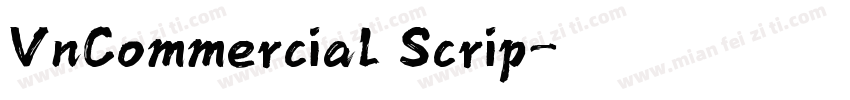VnCommercial Scrip字体转换